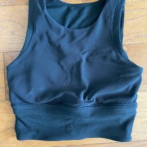 Lululemon kick swerve sports bra, size 6, black
